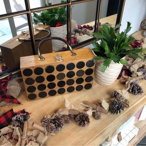 Vintage 1960s Box Purse Handbag